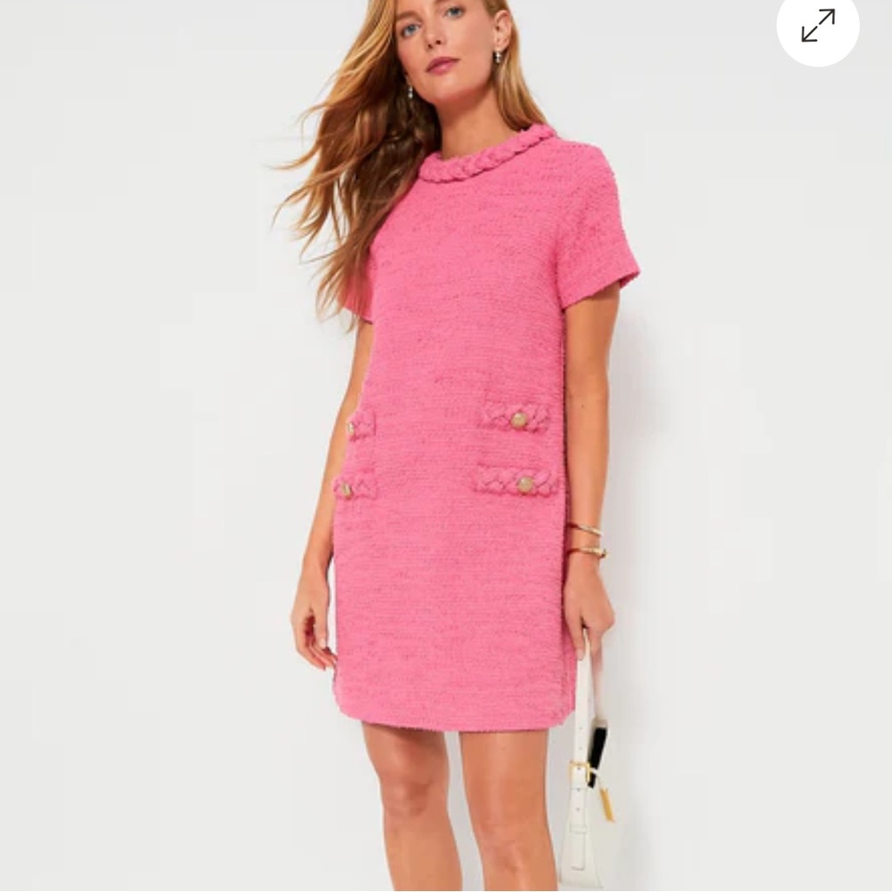 Tuckernuck Hot Pink Jackie Dress NWOT s. L